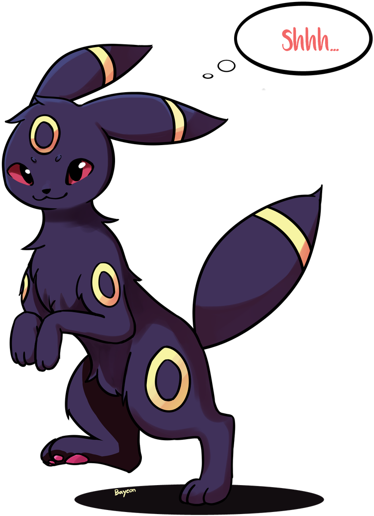 Sneaky Little Umbreon Pokemon Artistsontwitter Https - Cartoon Clipart (1200x1200), Png Download