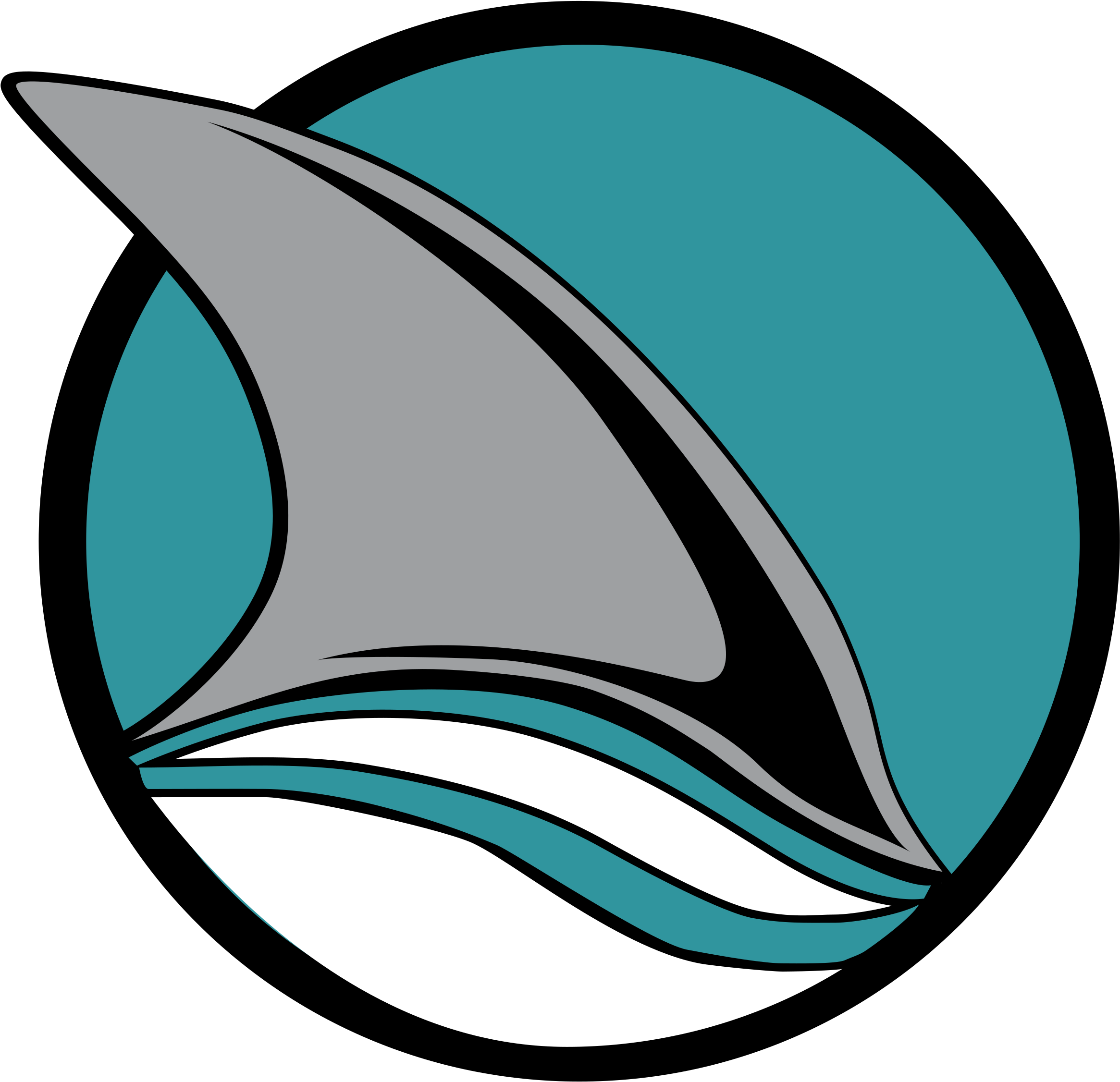 San Jose Sharks Logo Png Transparent - San Jose Sharks Png Clipart (2331x2253), Png Download