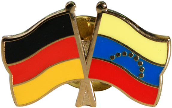 Venezuela 8 Stars Friendship Flag Pin, Badge - Deutschland Taiwan Clipart (1500x997), Png Download
