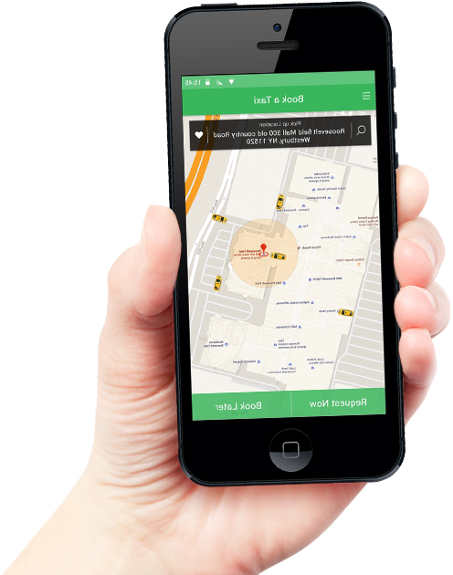 Uber App Png - Uber App Hand Png Clipart (617x697), Png Download