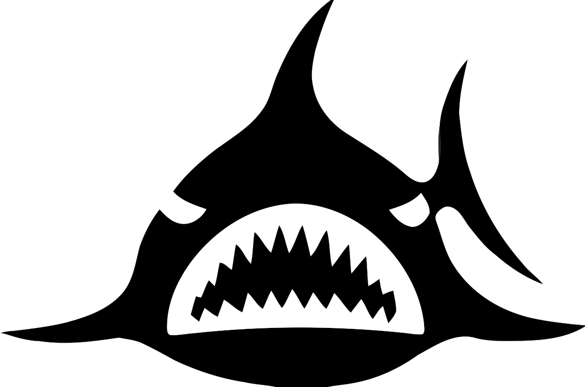Los Angeles Sharks Logo Clipart (1200x793), Png Download