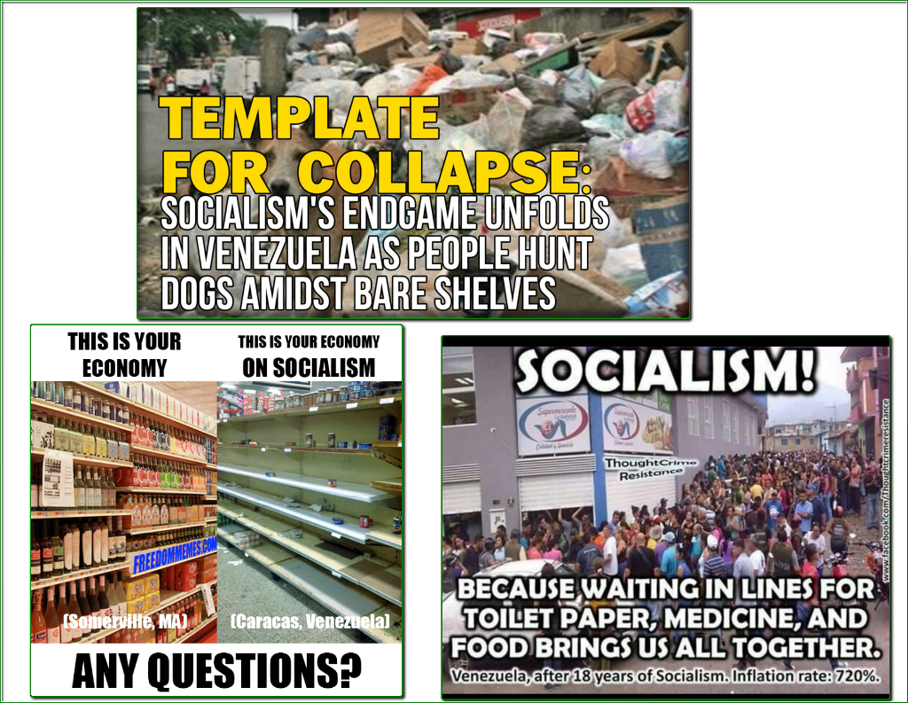 And Here We See The Ad Venezuelum Fallacy In Meme Form - Socialism Venezuela Vs Capitalism Clipart (1024x793), Png Download