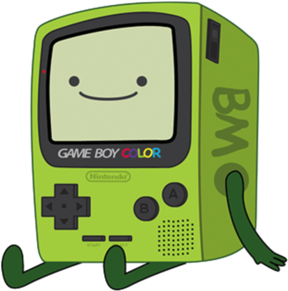 Nintendo Clipart Gameboy Advance - Adventure Time Game Boy Color - Png Download (600x613), Png Download