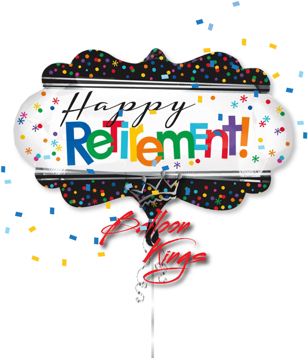 Happy Retirement Marquee Clipart (1016x1178), Png Download
