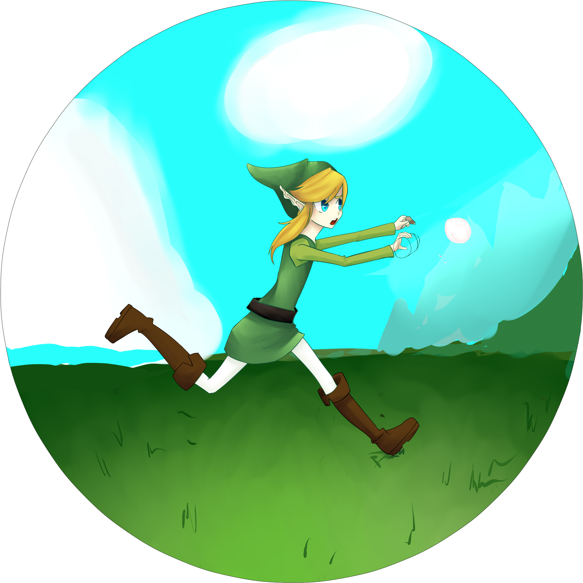 Ganon Can Wait - Cartoon Clipart (2273x2276), Png Download