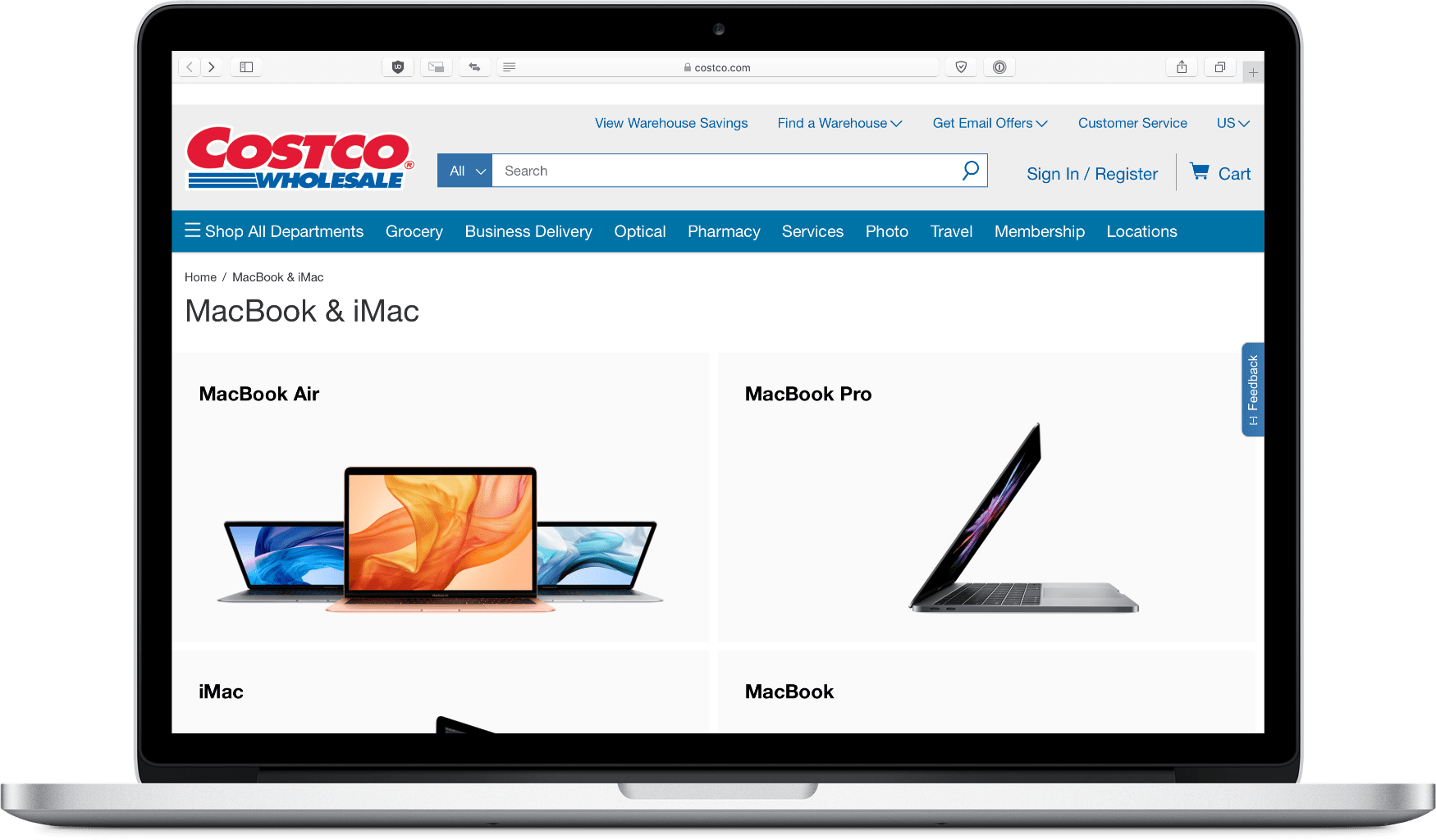 Image Of Costco Mac Website - Costco Price For Macbook Clipart (1750x1024), Png Download