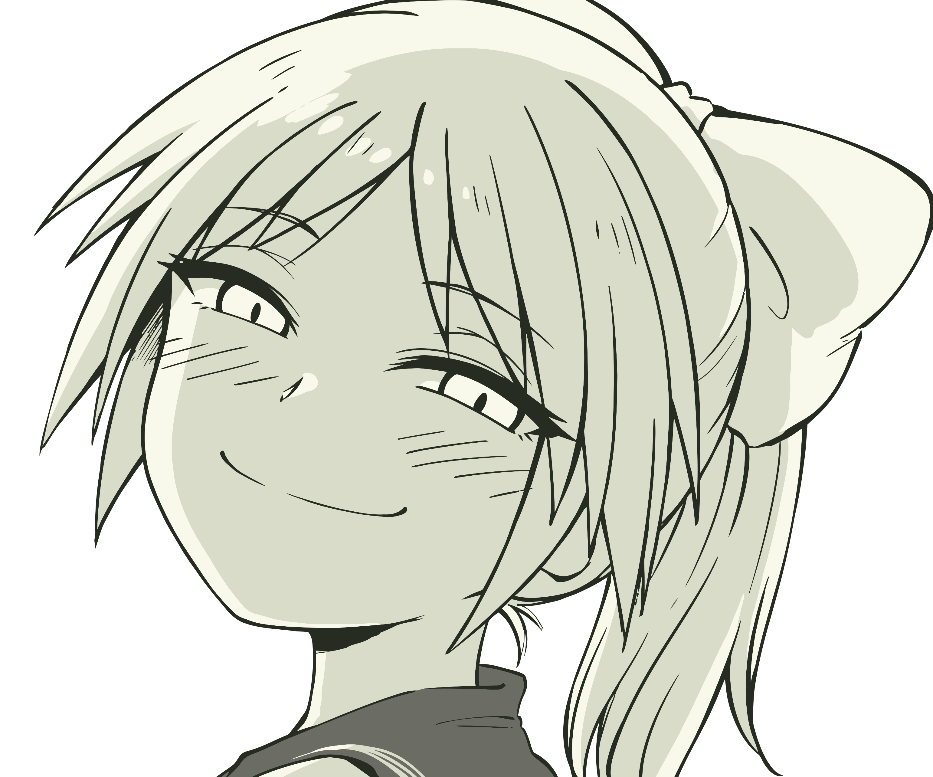 66787391 - >> - Smug Anime Trap Girl Clipart (3084x2568), Png Download