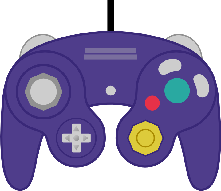 Gamecube Controller Png - Control Game Cube Png Clipart (720x720), Png Download