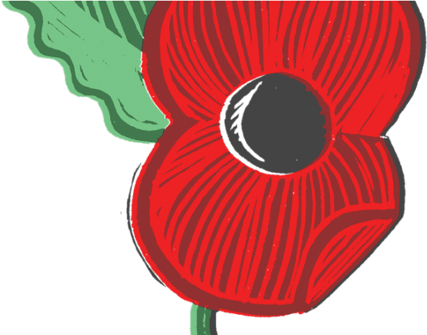 Poppy Clipart Ww1 - Remembrance Poppy Clipart - Png Download (640x480), Png Download
