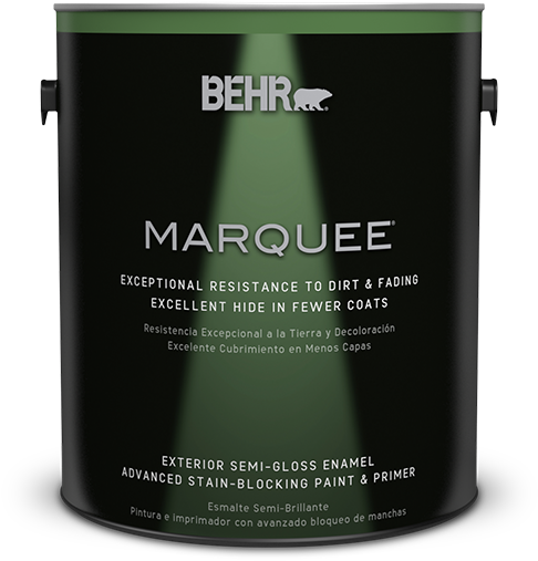 Behr Marquee Exterior Semi-gloss Enamel - Box Clipart (560x600), Png Download