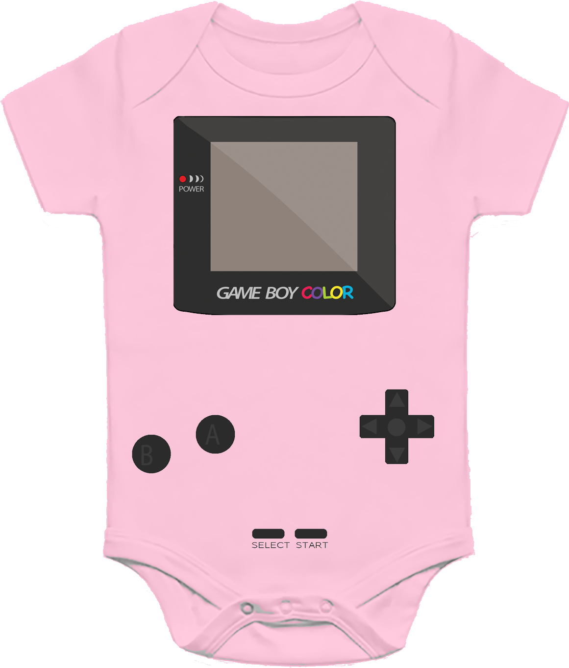 Pink Gameboy Color Onesie - Game Boy Clipart (1536x1536), Png Download