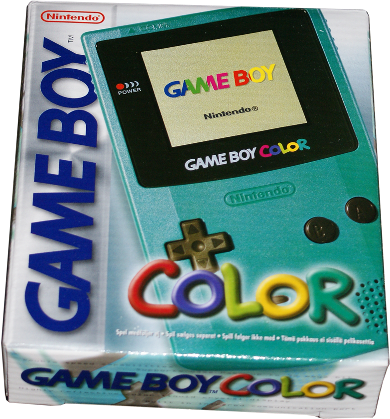 Game Boy Color In Original Box - Game Boy Color Clipart (800x887), Png Download