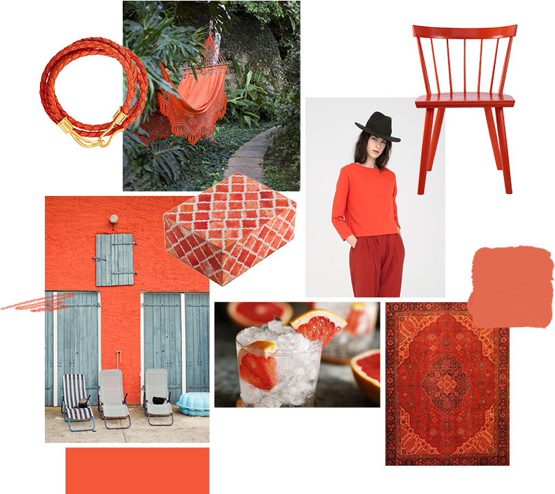 Color Collage - Poppy - Chair Clipart (900x715), Png Download