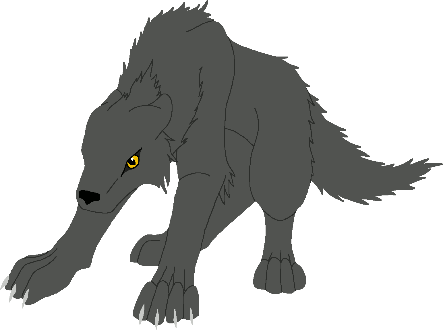 Wolves Transparent Animated Gif - Illustration Clipart - Large Size Png