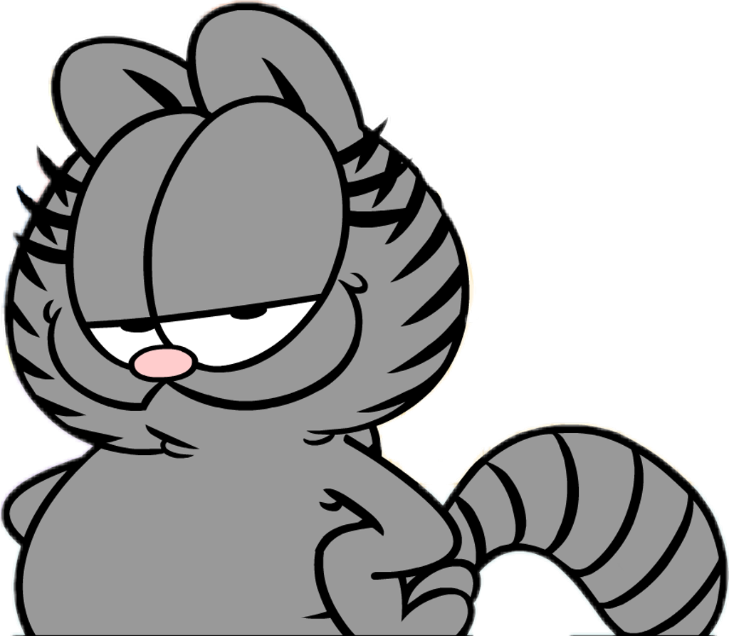 Niallhoran Sticker - Thelma Garfield Clipart (1024x893), Png Download