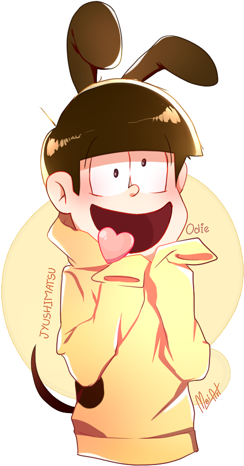 Osomatsu San Garfield , Png Download - Ichimatsu Garfield Clipart (494x942), Png Download