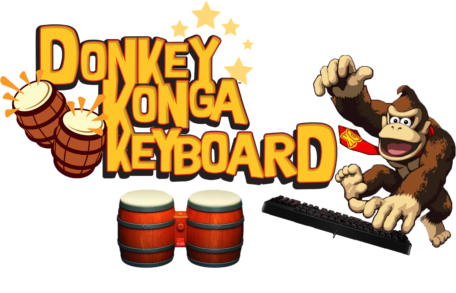 As You May Already Know The Dk Bongos Are A Special - Donkey Kong Playing Bongos Clipart (1600x981), Png Download