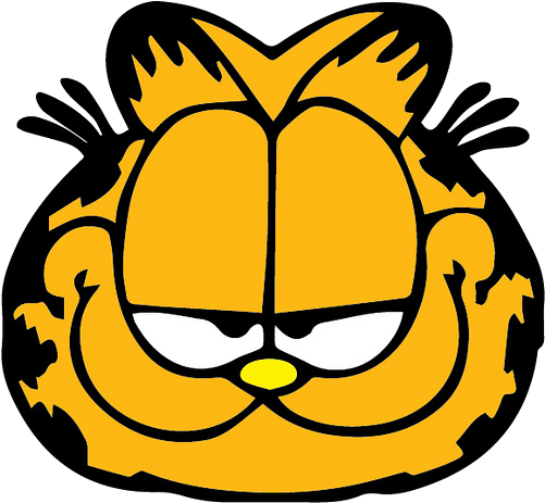 Imágenes De Garfield Con Fondo Transparente, Descarga - Garfield Silhouette Clipart (736x748), Png Download