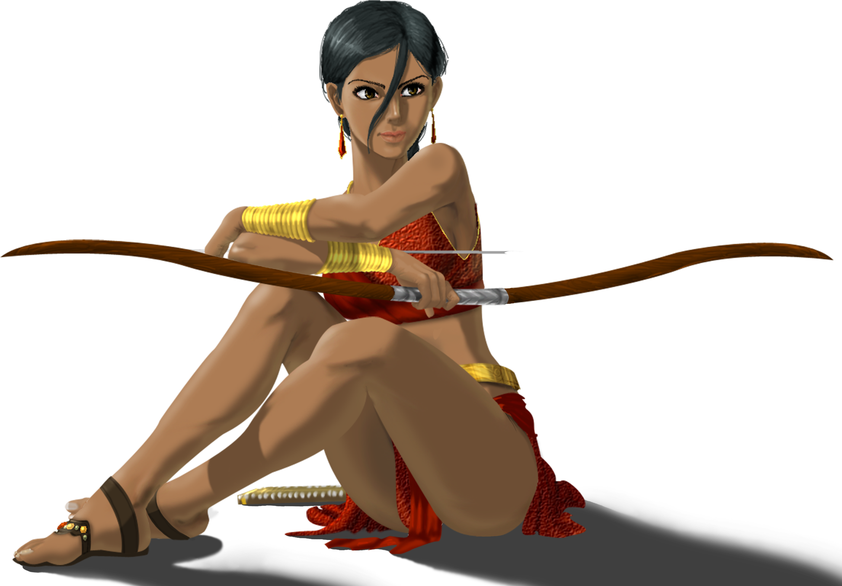 From I Couldn T Find A Picture - Prince Of Persia The Two Thrones Fara Clipart (3525x2470), Png Download