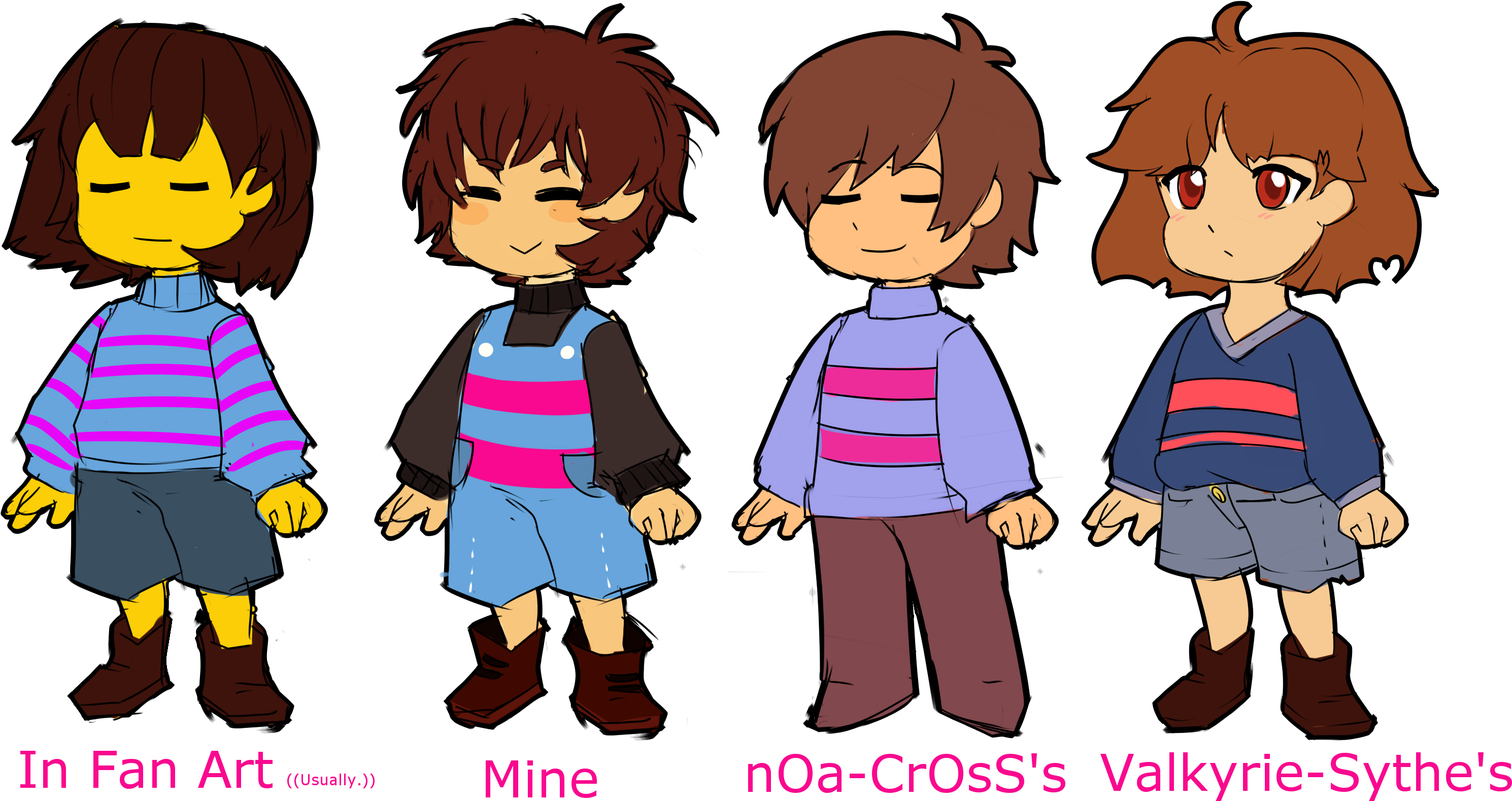Http - //www - Minecraftskins - Syths Frisk/ - Frisk Kid Clipart (3036x1760), Png Download