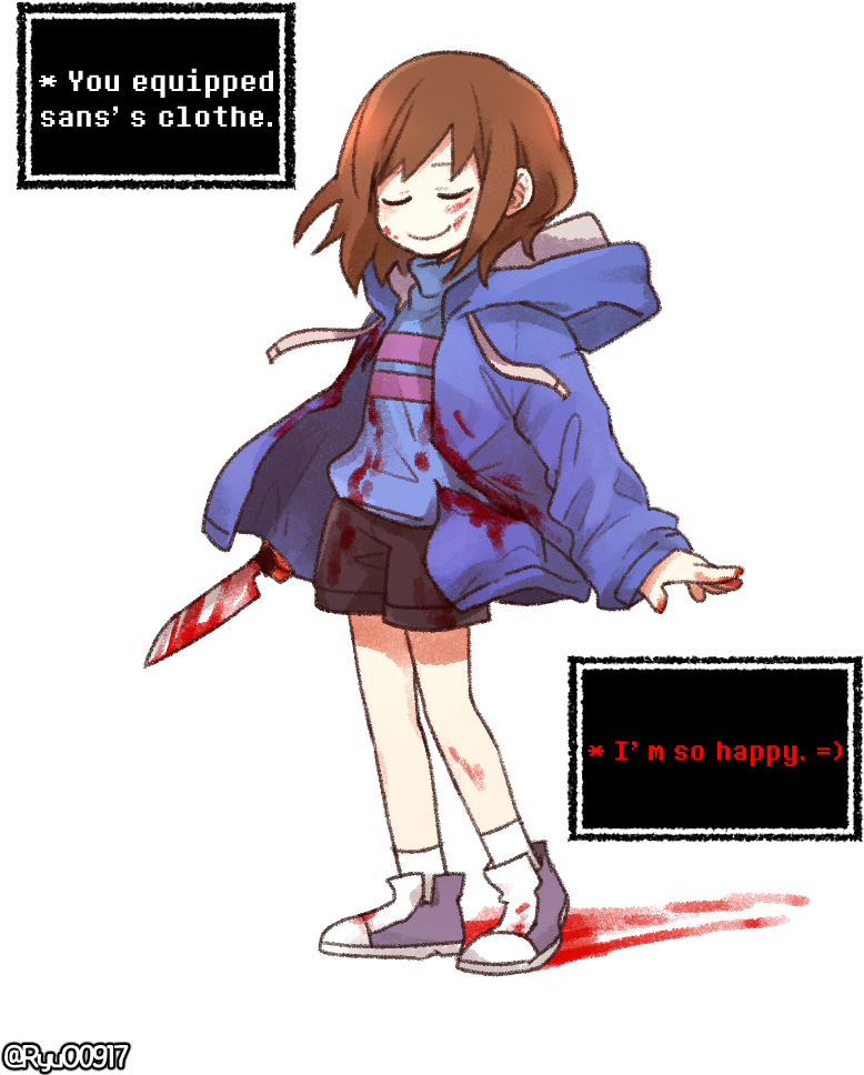 Artist Ryuo Sans Frisk, Undertale Comic, Chara, - Frisk With Sans Jacket Clipart (800x1000), Png Download