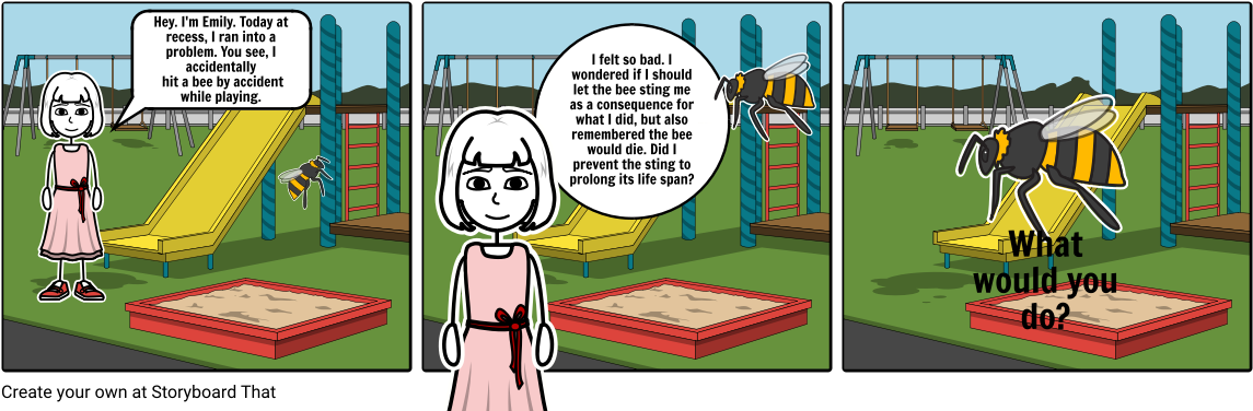Ethical Dilemmas On The Playground - Cartoon Clipart (1164x385), Png Download
