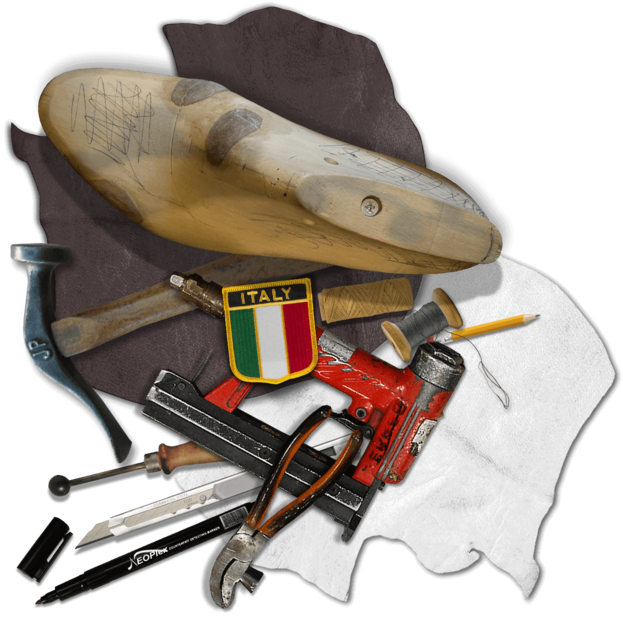 All Custom Shoes Are Handmade By Master Italian Craftsman - Metalworking Hand Tool Clipart (623x617), Png Download