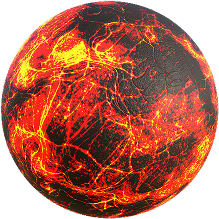 Lava - Sphere Clipart (760x760), Png Download