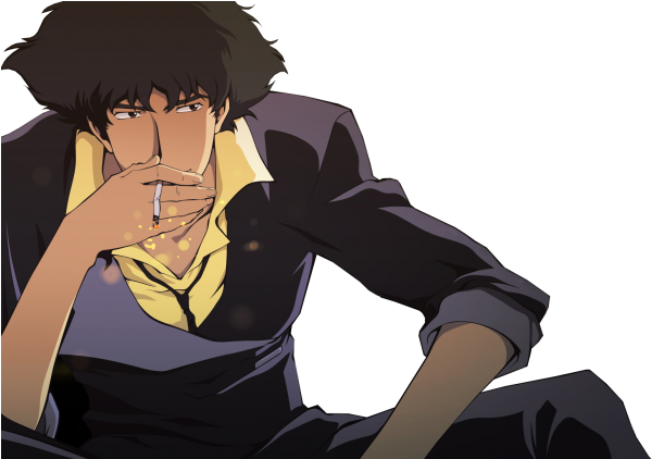 Spike Spiegel Png - Spike Cowboy Bebop Transparent Clipart (748x421), Png Download