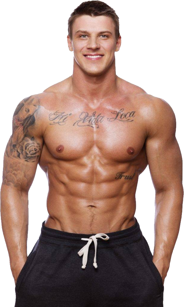 Bodybuilding Png - Muscle Man Clipart (613x1023), Png Download