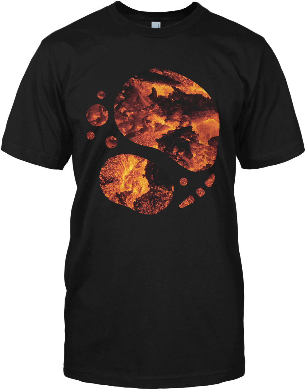 The Ocean “lava” T-shirt - Microfiber Tshirt Navy Blue Clipart (1566x1566), Png Download