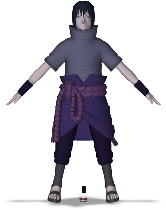 Body V2 Png Sasuke Uchiha Sharingan Full Body - Action Figure Clipart (559x704), Png Download