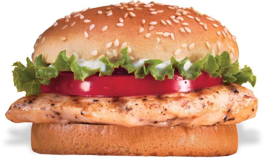 Chicken Burger - Grilled Chicken Fillet Burger Clipart (940x530), Png Download