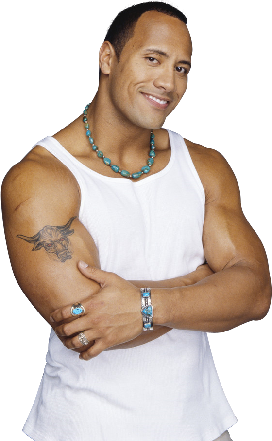 The Rock Png Picture - Wwe The Rock Clipart (574x905), Png Download