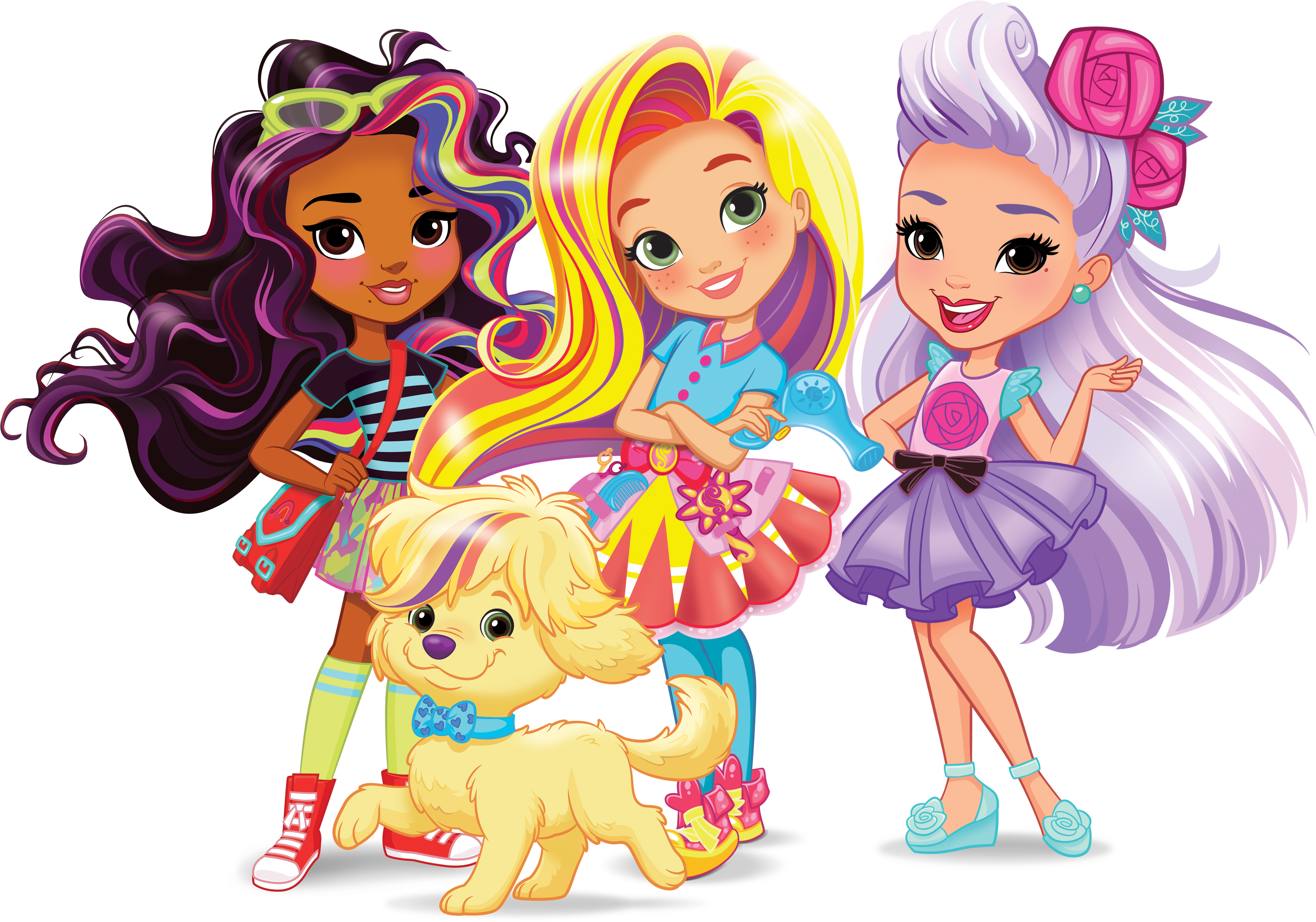 With Hair Style Tutorials Called “style Files”, Created - Sunny Day Nick Jr Png Clipart (5538x4030), Png Download