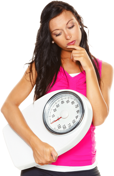Weight Loss Woman Holding Scale - Sure Great Match Clipart (600x600), Png Download