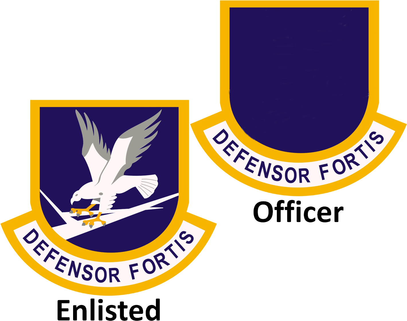 Usaf Security Forces Beret Flashes - Graphic Design Clipart (1421x1160), Png Download