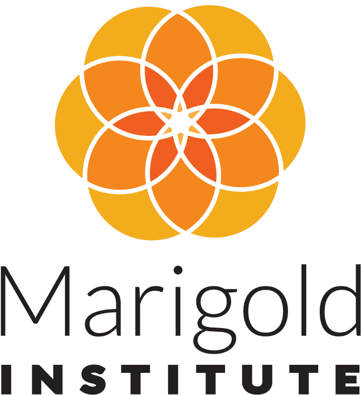 Marigold Institute Logo1 Blackbird, Marigold, - Stencil Clipart (800x800), Png Download
