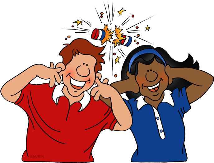 Fourth Of July Clip Art By Phillip Martin, Fire Crackers - Cartoon - Png Download (701x539), Png Download