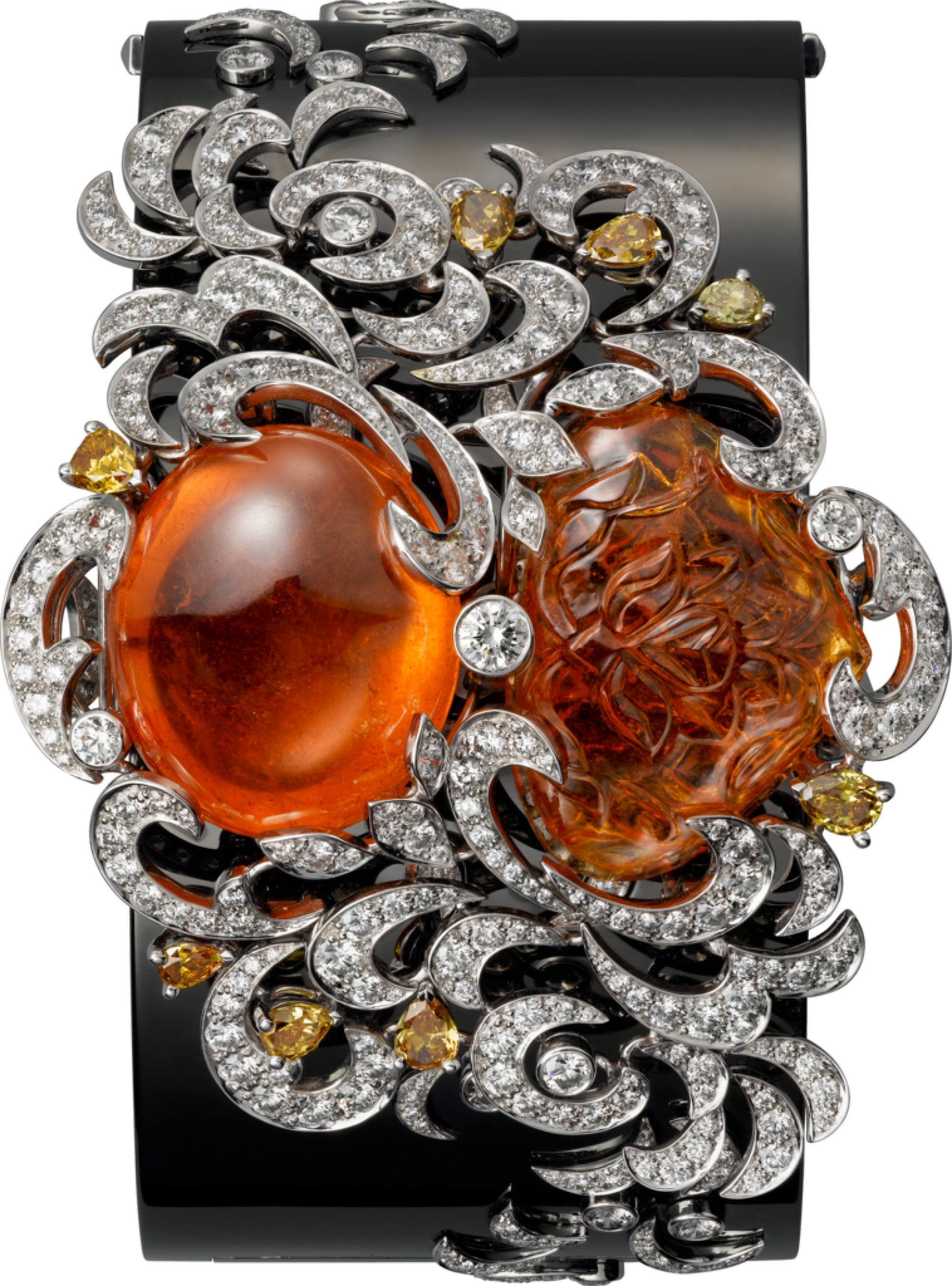 Cartier High Jewelry Secret Hour Watch Medium Model - Crystal Clipart (2000x2701), Png Download