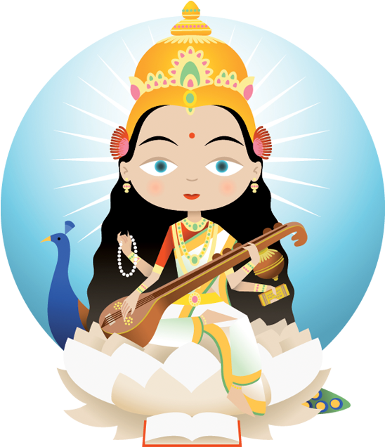 Big Questions - Saraswati Puja 2018 Wishes Clipart (840x635), Png Download