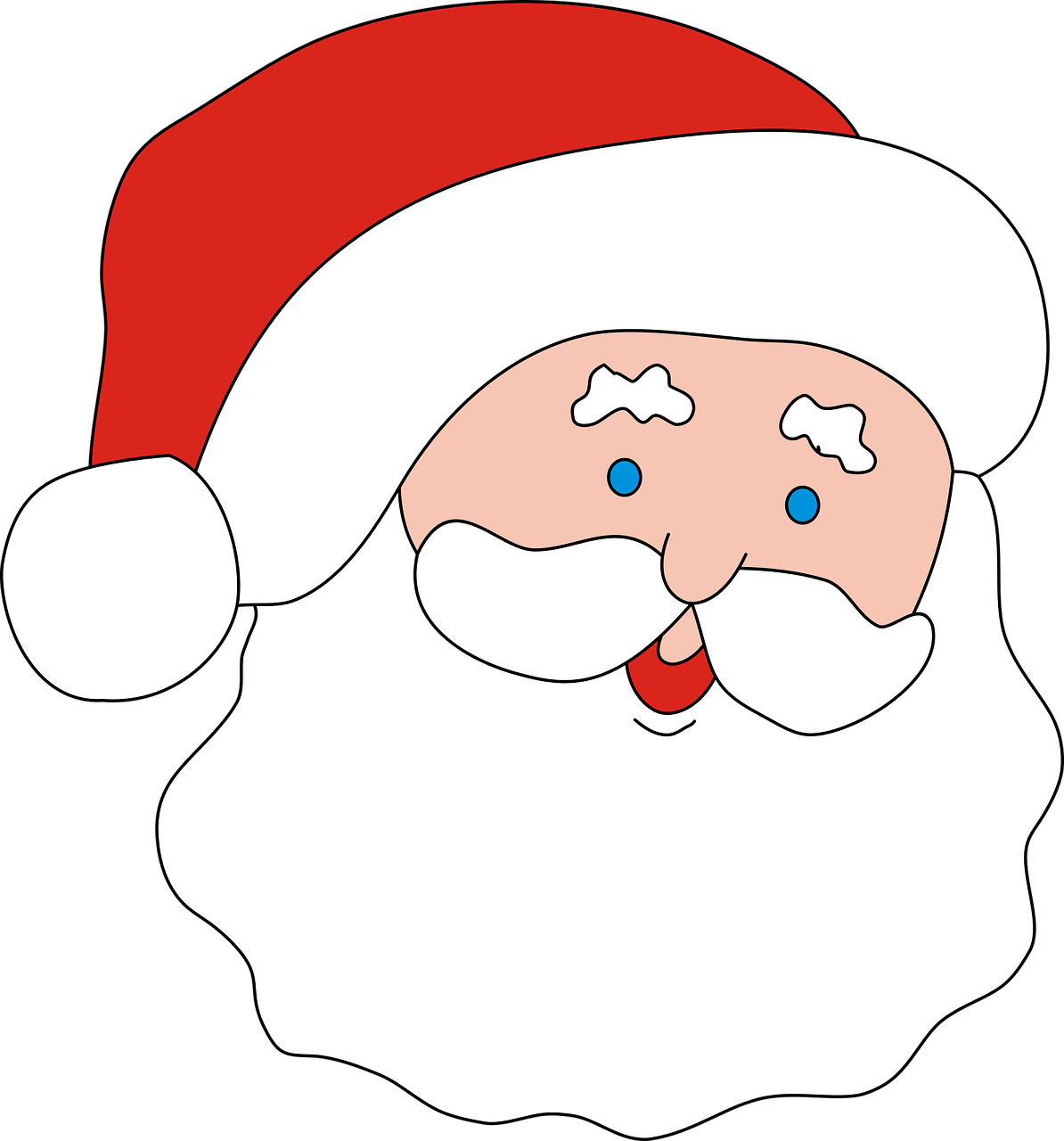 Nicholas,holy,santa Claus,cap,face,the Head Of The, - Funny Santa Pictures Adult Clipart (1194x1280), Png Download
