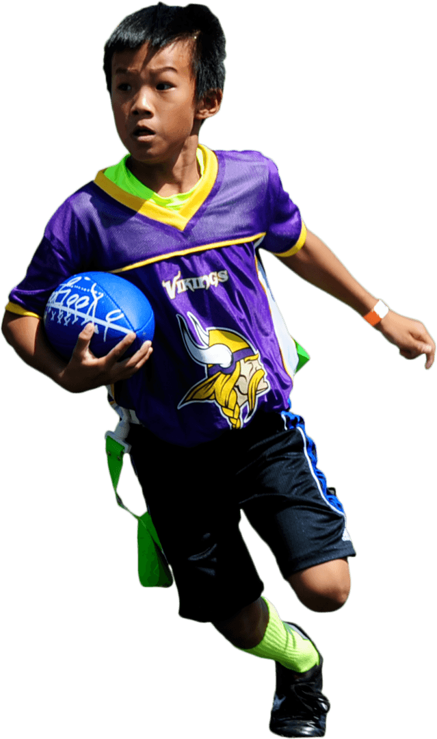 Youth Ffwct - Kid Football Png Clipart (639x1080), Png Download