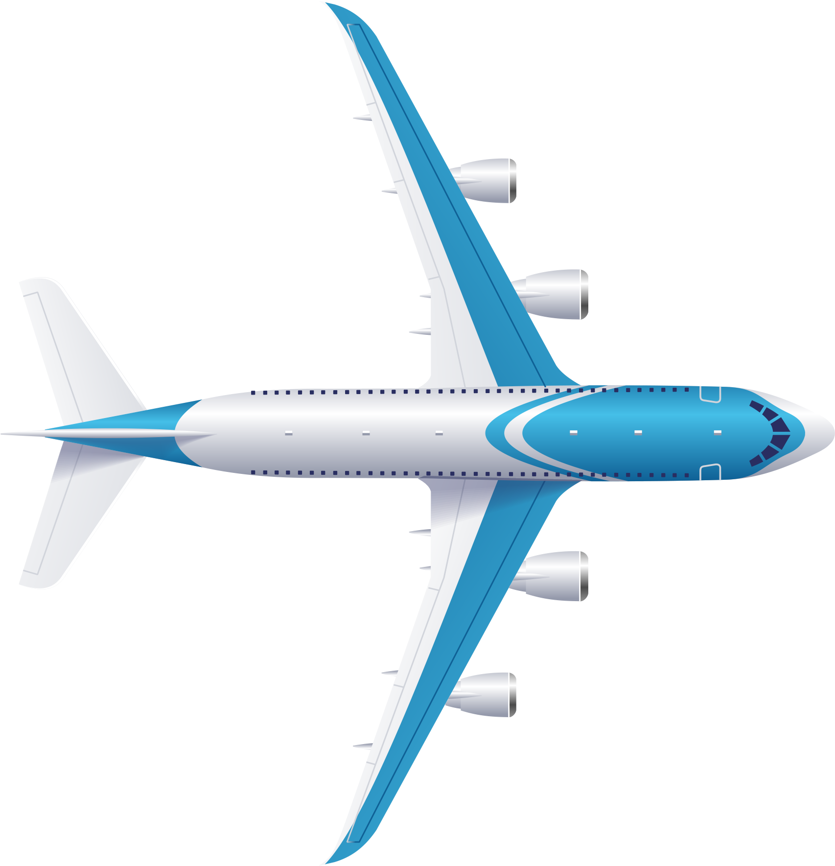 Download - Airplane Png Clipart (2048x2048), Png Download