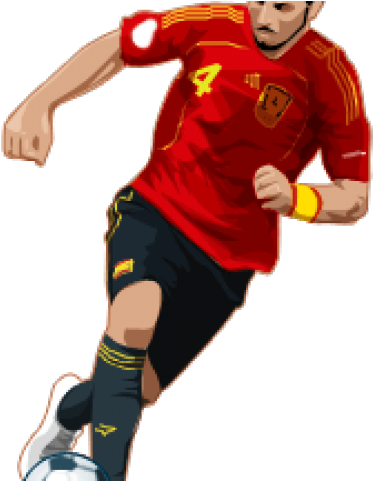 Footballer Clipart (640x480), Png Download