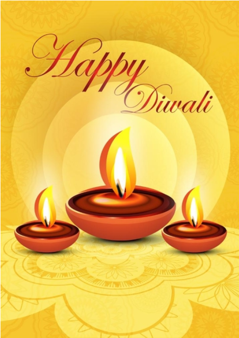 Happy Diwali Personalized Greeting Card - Christmas Card Clipart (663x663), Png Download