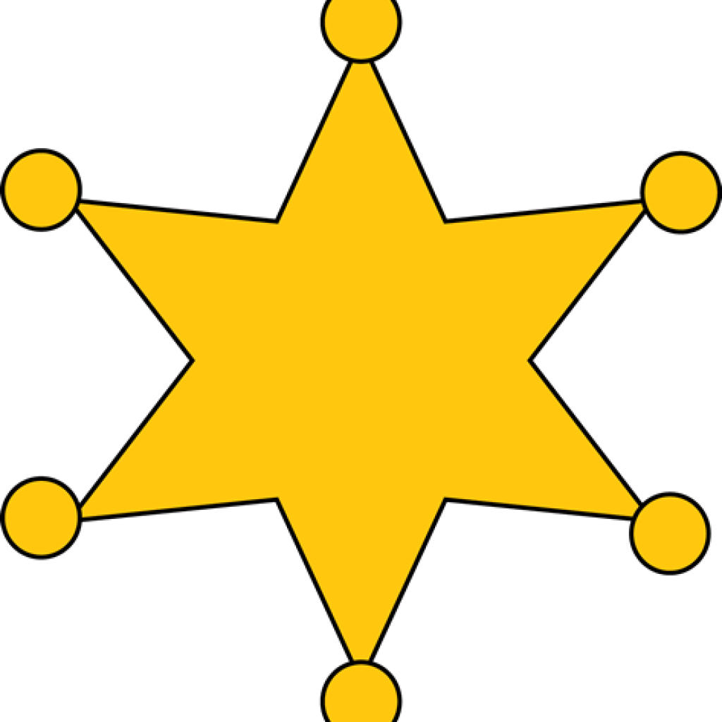 Badge Clip Art Sheriff Image Airplane - Clipart Sheriff Star