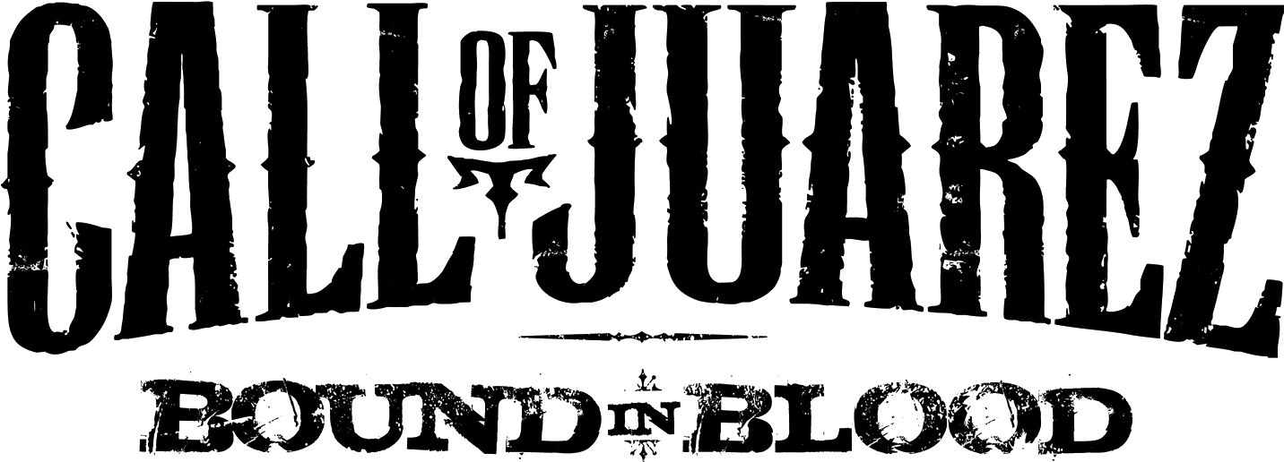 Call Of Juarez Bound In Blood Logo Clipart (1437x539), Png Download