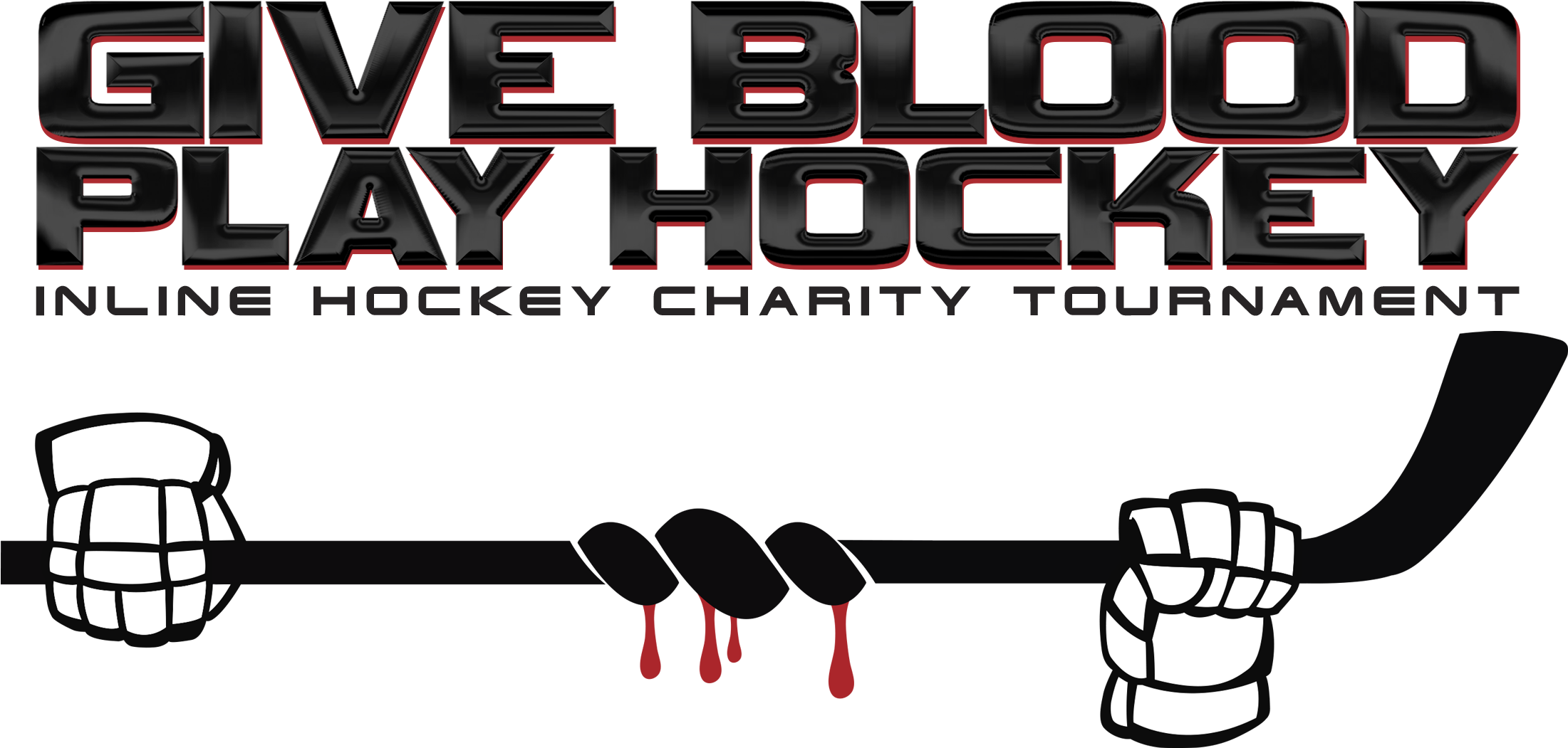 Give Blood Play Hockey - Illustration Clipart (2200x1452), Png Download