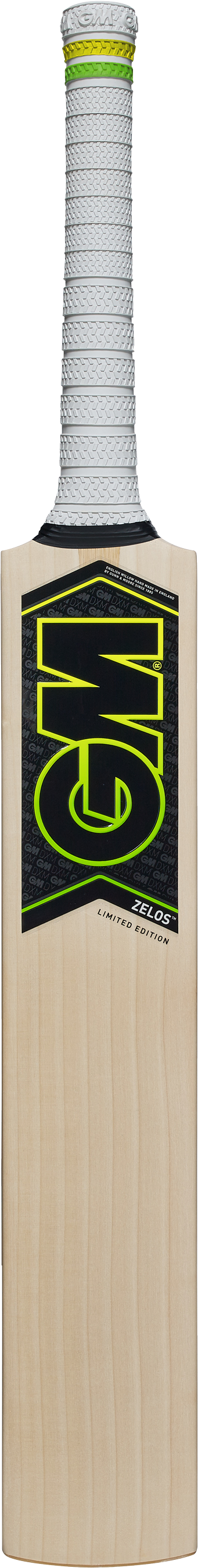 Gm Zelos Cricket Bat - Wood Clipart (906x2957), Png Download